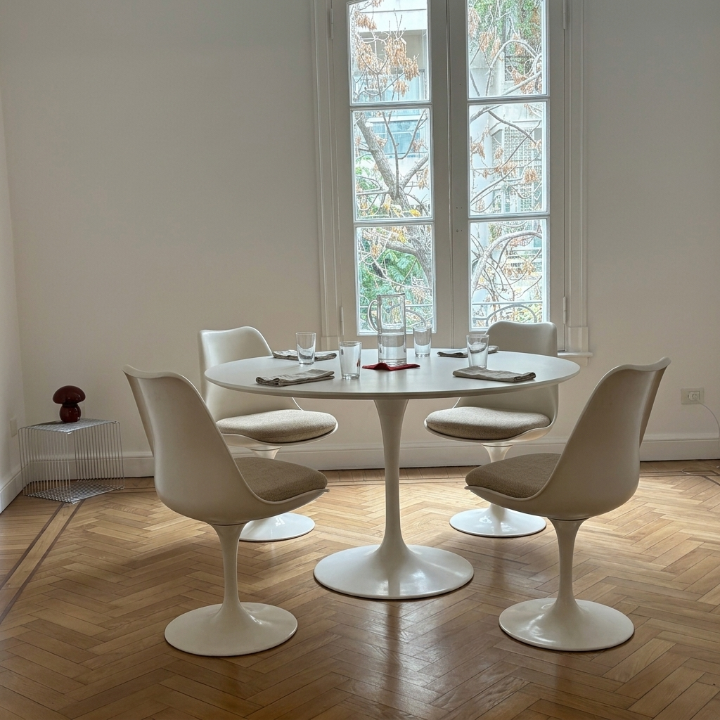 mesa tulip comedor redonda