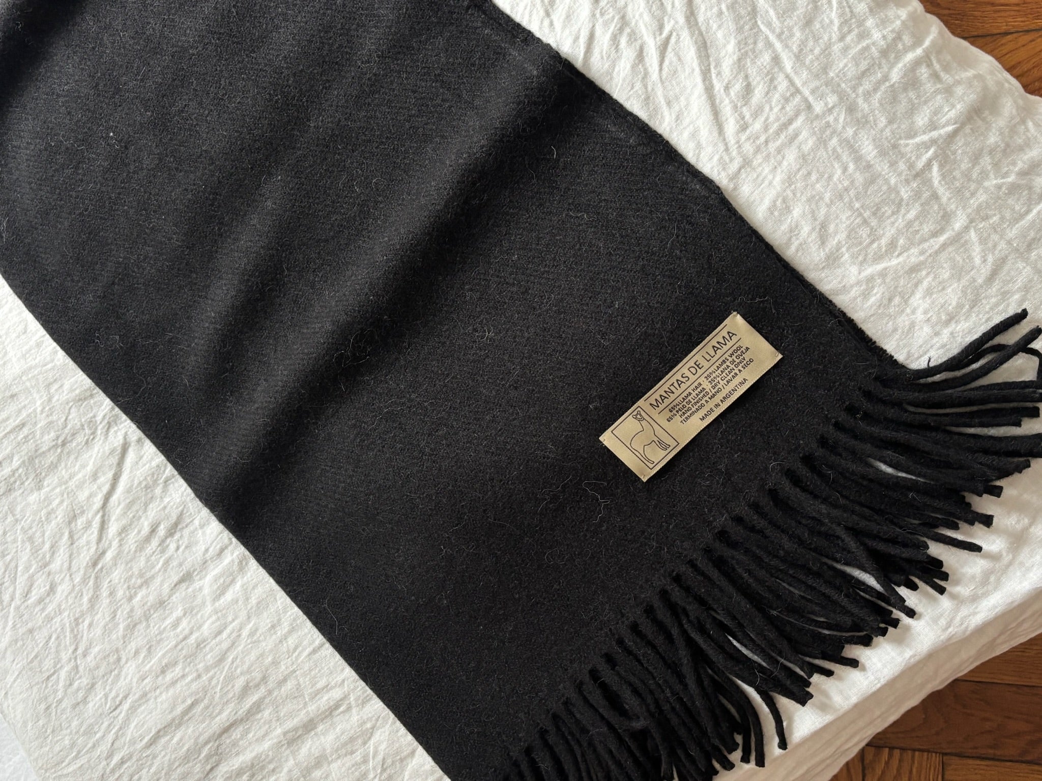 65% lana de llama 35% lana de oveja