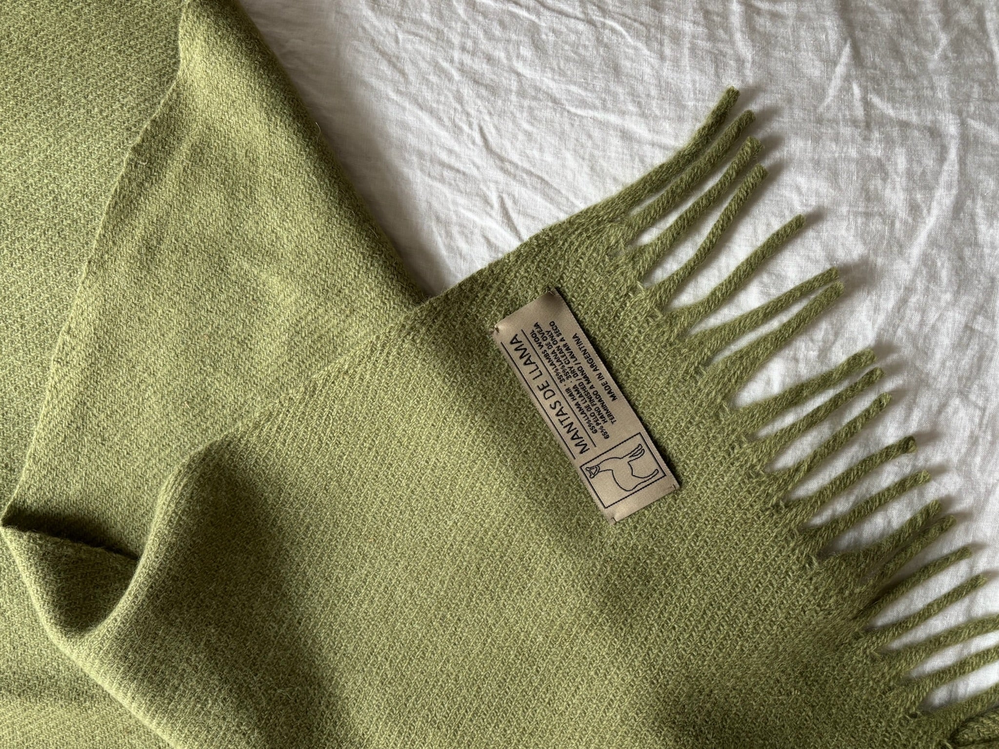 65% lana de llama 35% lana de oveja